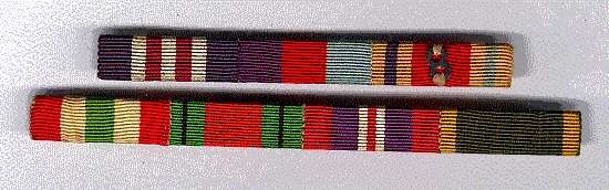 campaign ribbons and clasp 24k