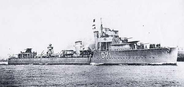 HMS Voluteer about 1939